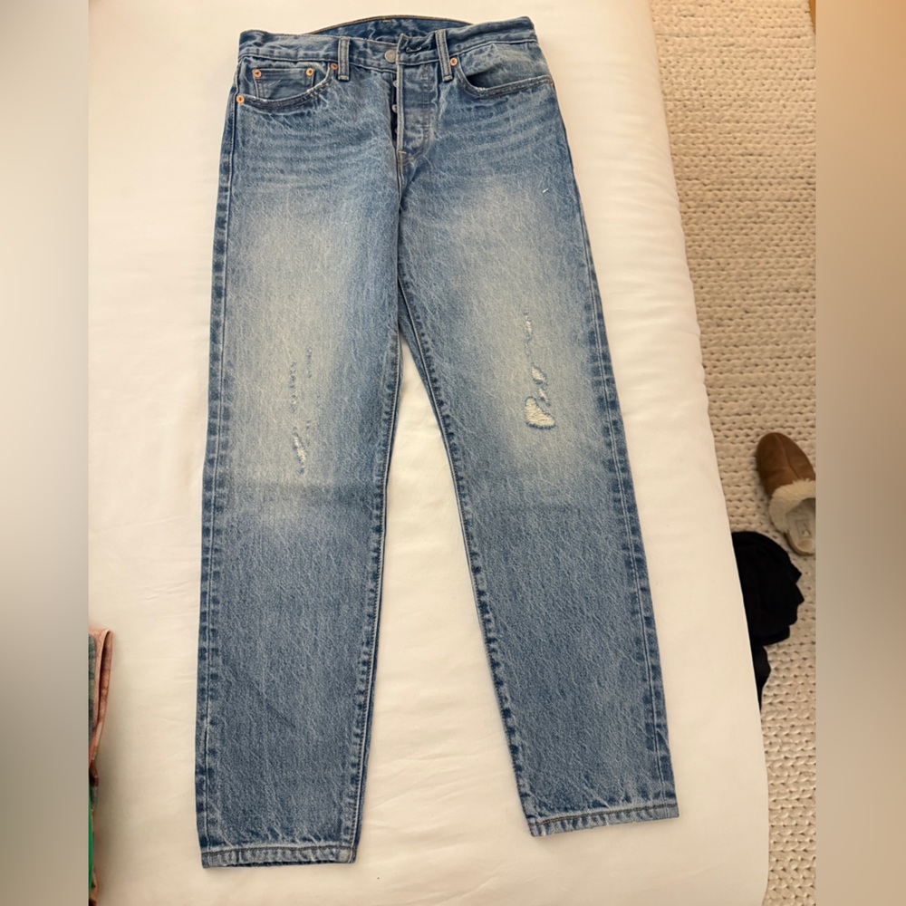 Levi's Blue Straight Jeans Classic Denim Style